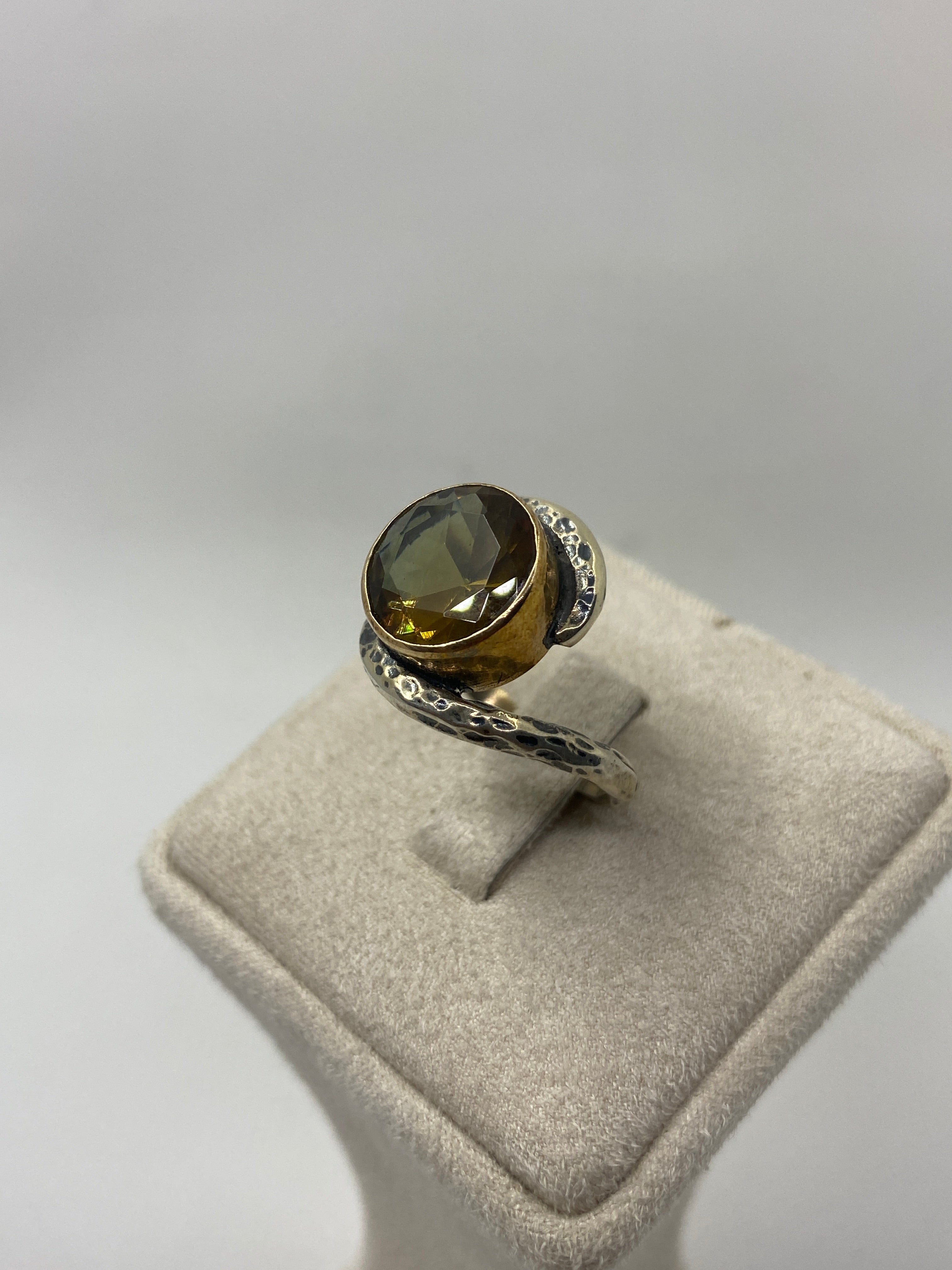 925 Sterling Silver Zultanite Stone Ring – Branch Shaped Handcrafted Design