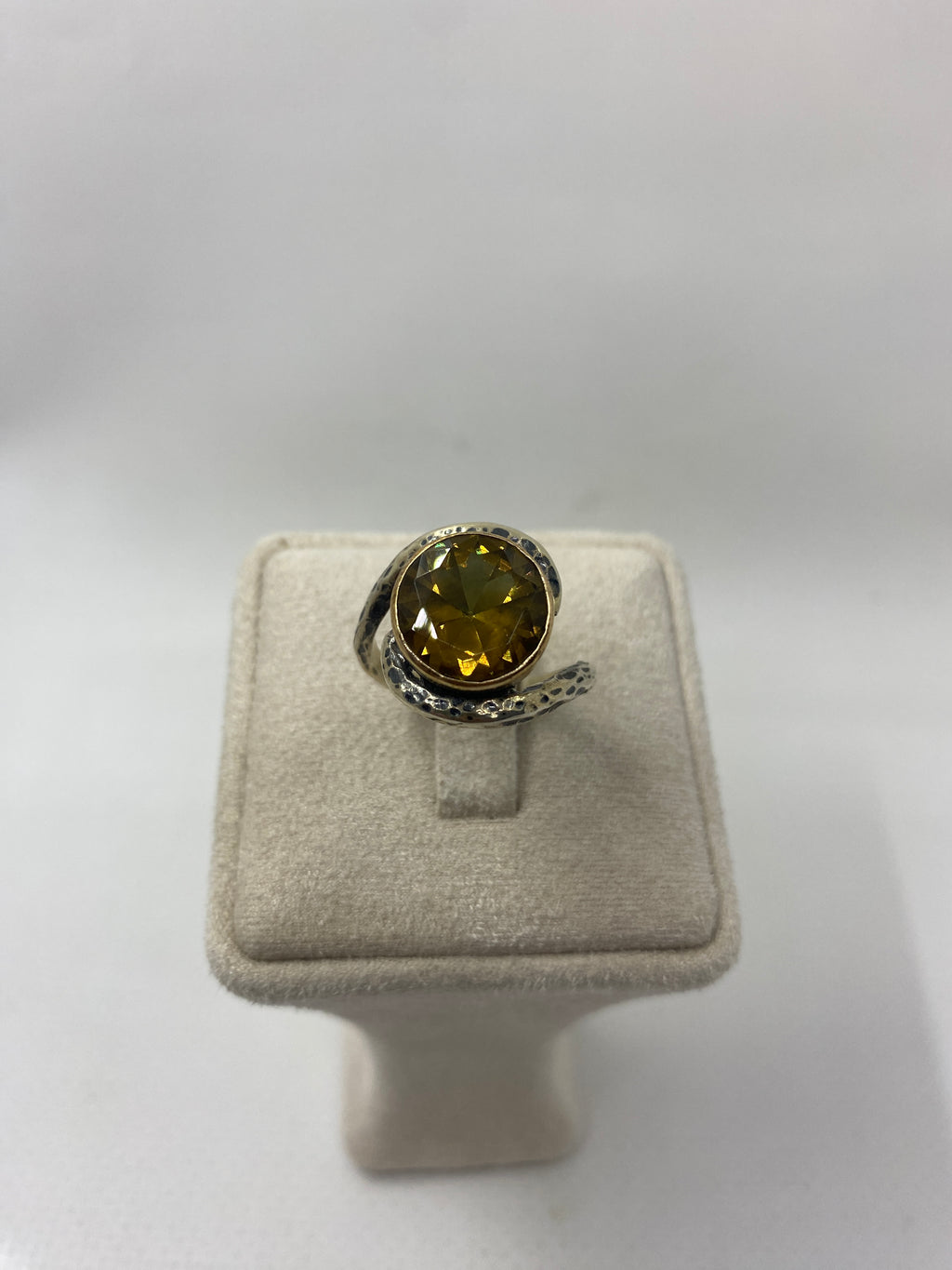 925 Sterling Silver Zultanite Stone Ring – Branch Shaped Handcrafted Design 