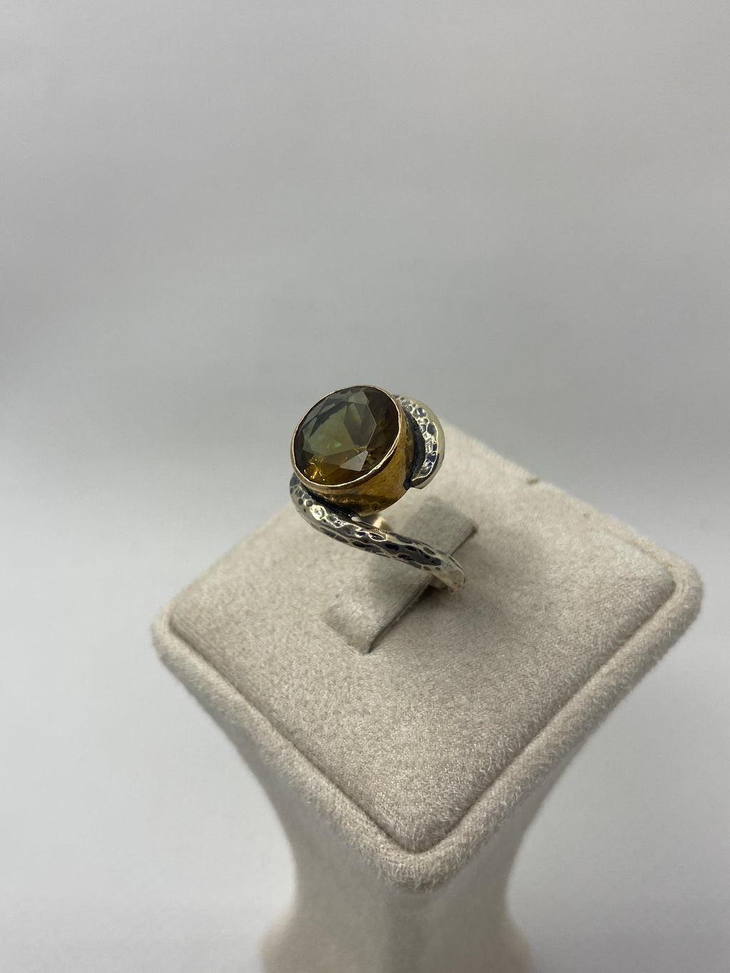 925 Sterling Silver Zultanite Stone Ring – Branch Shaped Handcrafted Design 