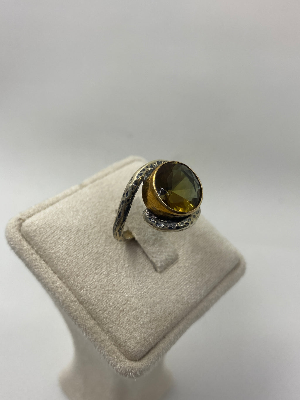 925 Sterling Silver Zultanite Stone Ring – Branch Shaped Handcrafted Design 